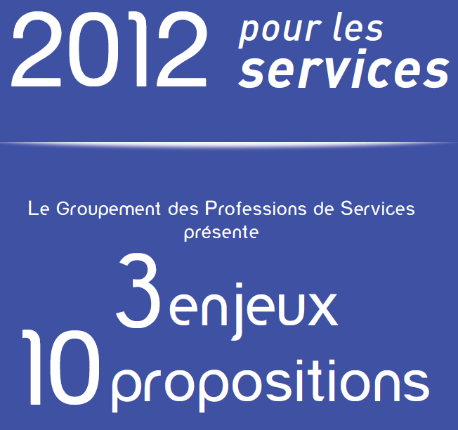 2012 pour les services