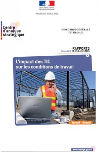Couverture rapport CAS-DGT TIC & conditions de travail