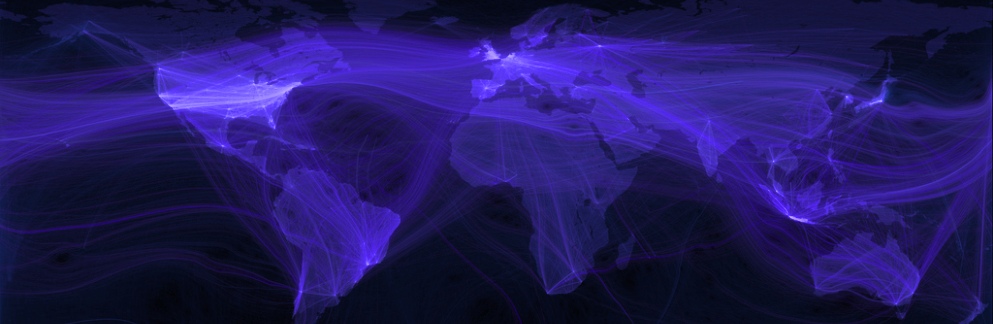 Facebook connexions World Map