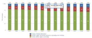 Turquie - Evolution des qualifications Turquie - Evolution des qualifications