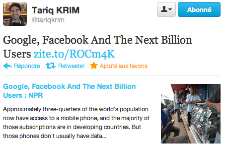 The next Billion Users - Tweet TKrim