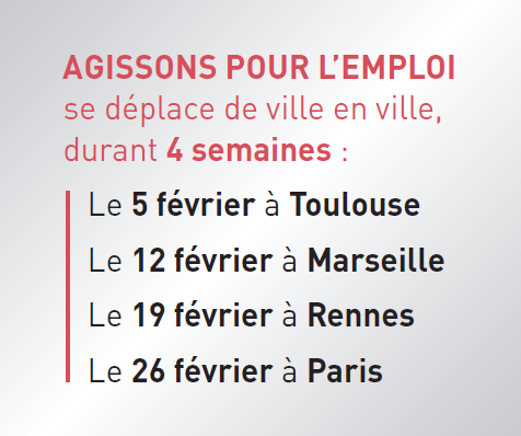 Dates-villes Agissons pour l'Emploi