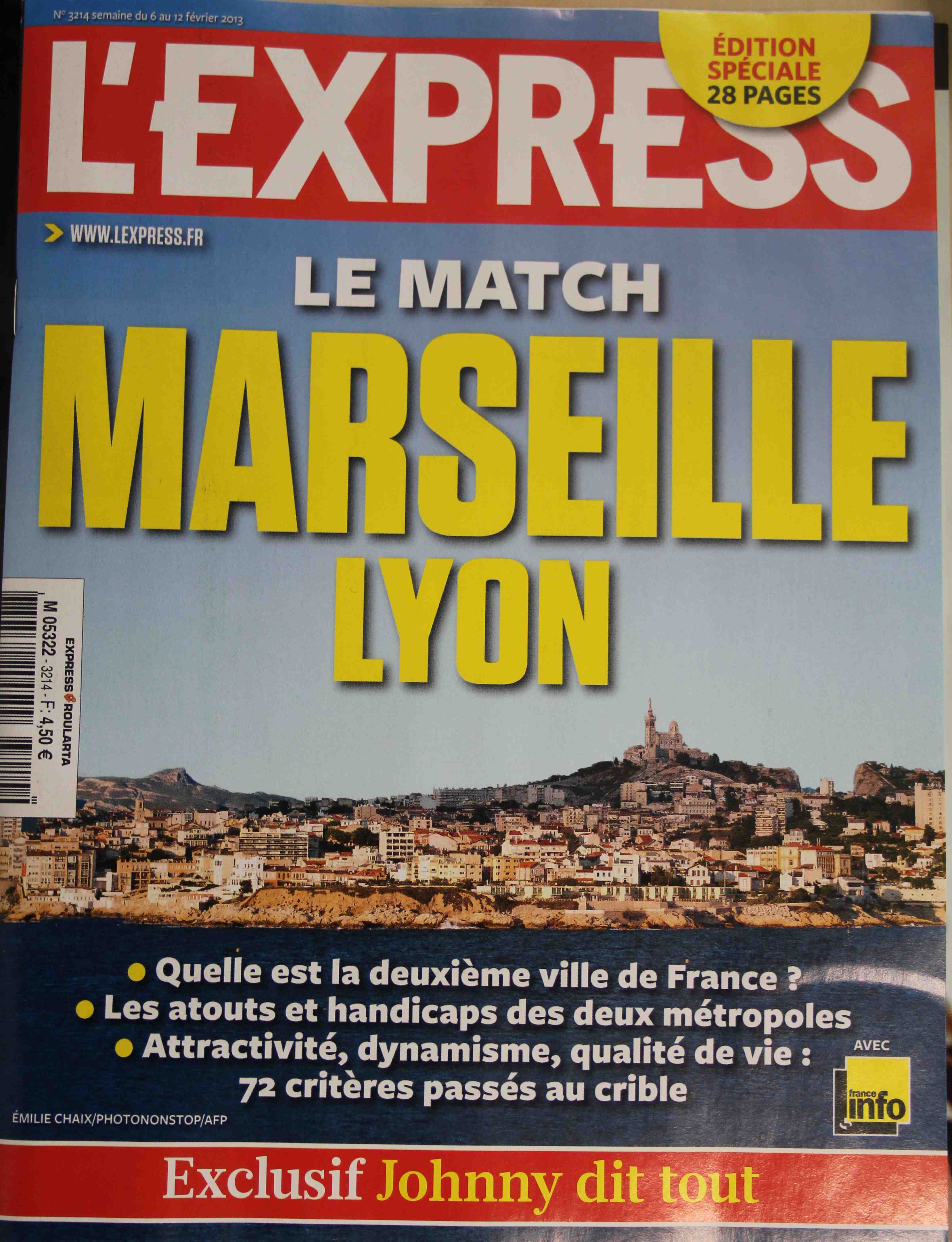 Une de L'Express cette semaine