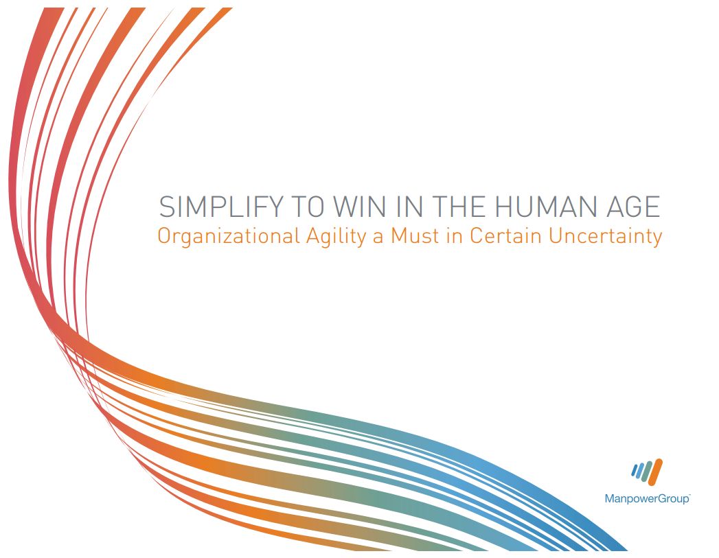 Simplify to win in the human age