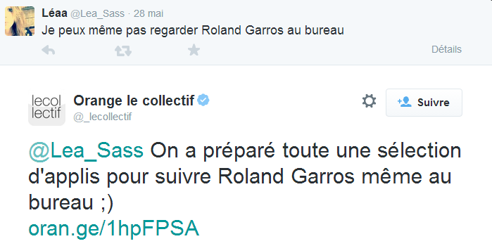 Roland Garros travail