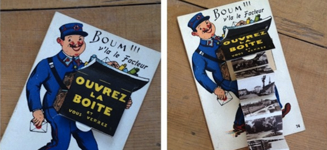 facteur vintage la poste