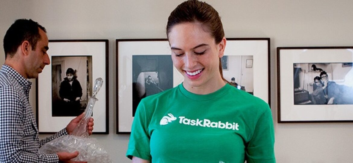 Taskrabbit's homepage