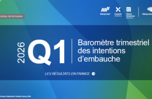 Baromètre des perspectives d’emploi en France pour le 1er trimestre 2026